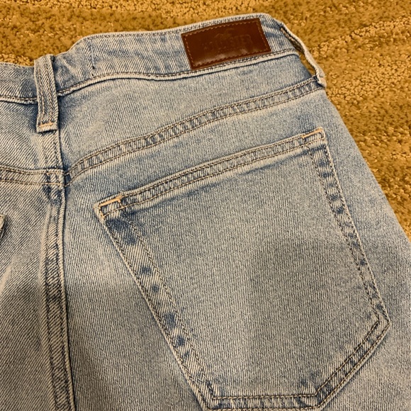Hollister Womens Jeans 7R 28x27 Blue Ultra High Rise Vintage Straight Distressed - Picture 6 of 11